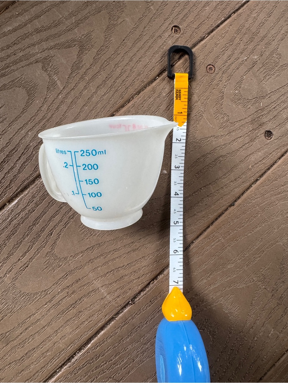 Vintage Tupperware child's toy measuring pitcher